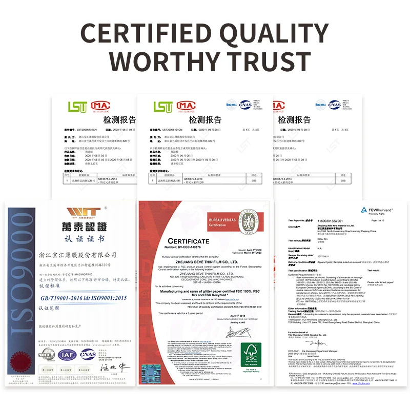 Wholesale PVC lamination film High Quality transparent cold laminate holographic film for Photos