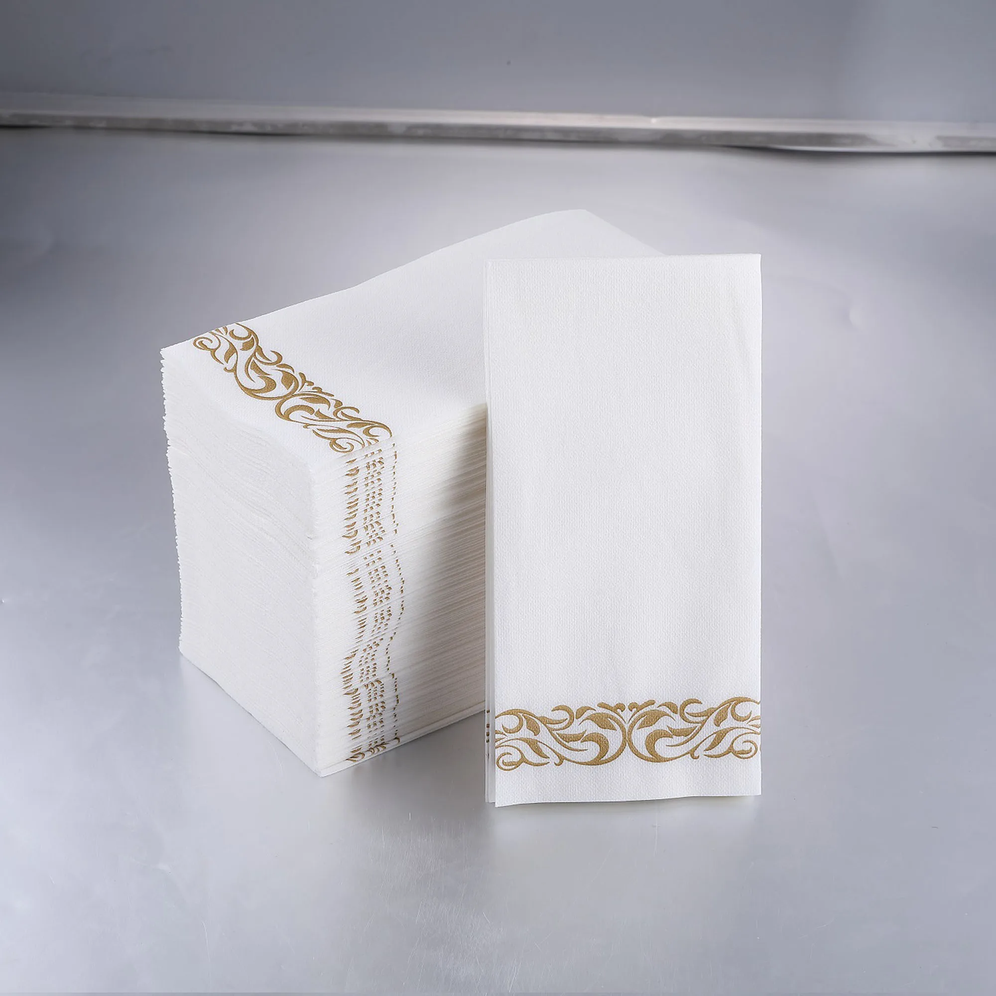 Одноразовые 3-слойные заказ набивной купальной занавески из бумаги столовая салфетка