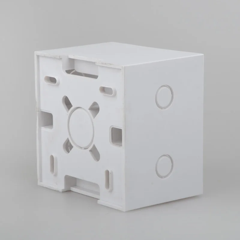 86 Type Plastic Wall Mounted Bottom Box Outlet Sockets Back FTTH Optical Switch back box