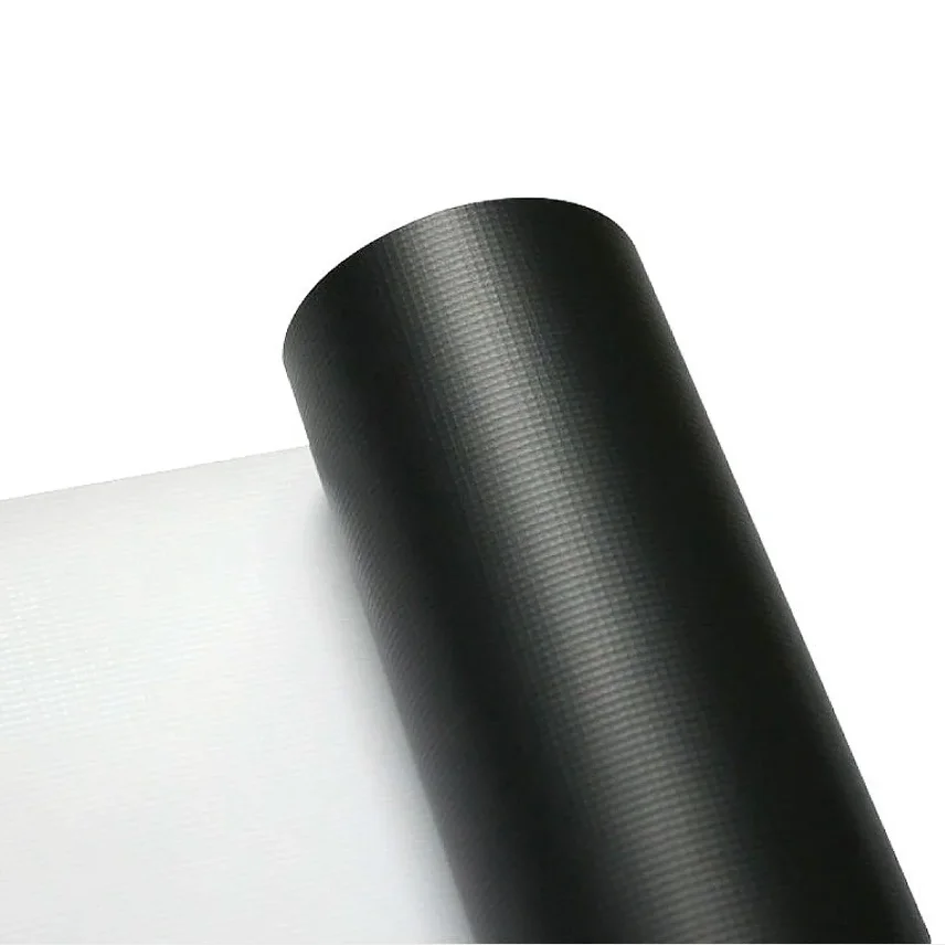 frontlit banner premium black back matte finish vinyl panaflex rolls pvc flex banner blackout