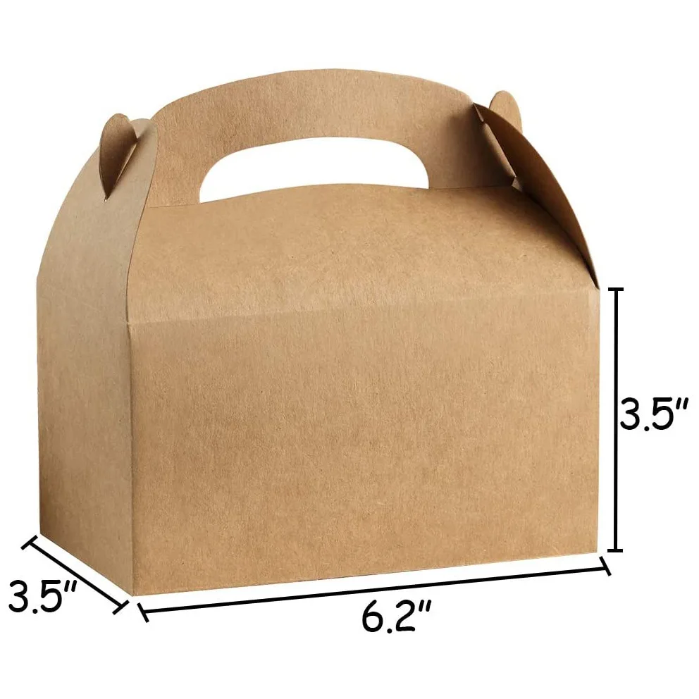 Custom logo kraft paper food box dessert cake packaging box takeaway box