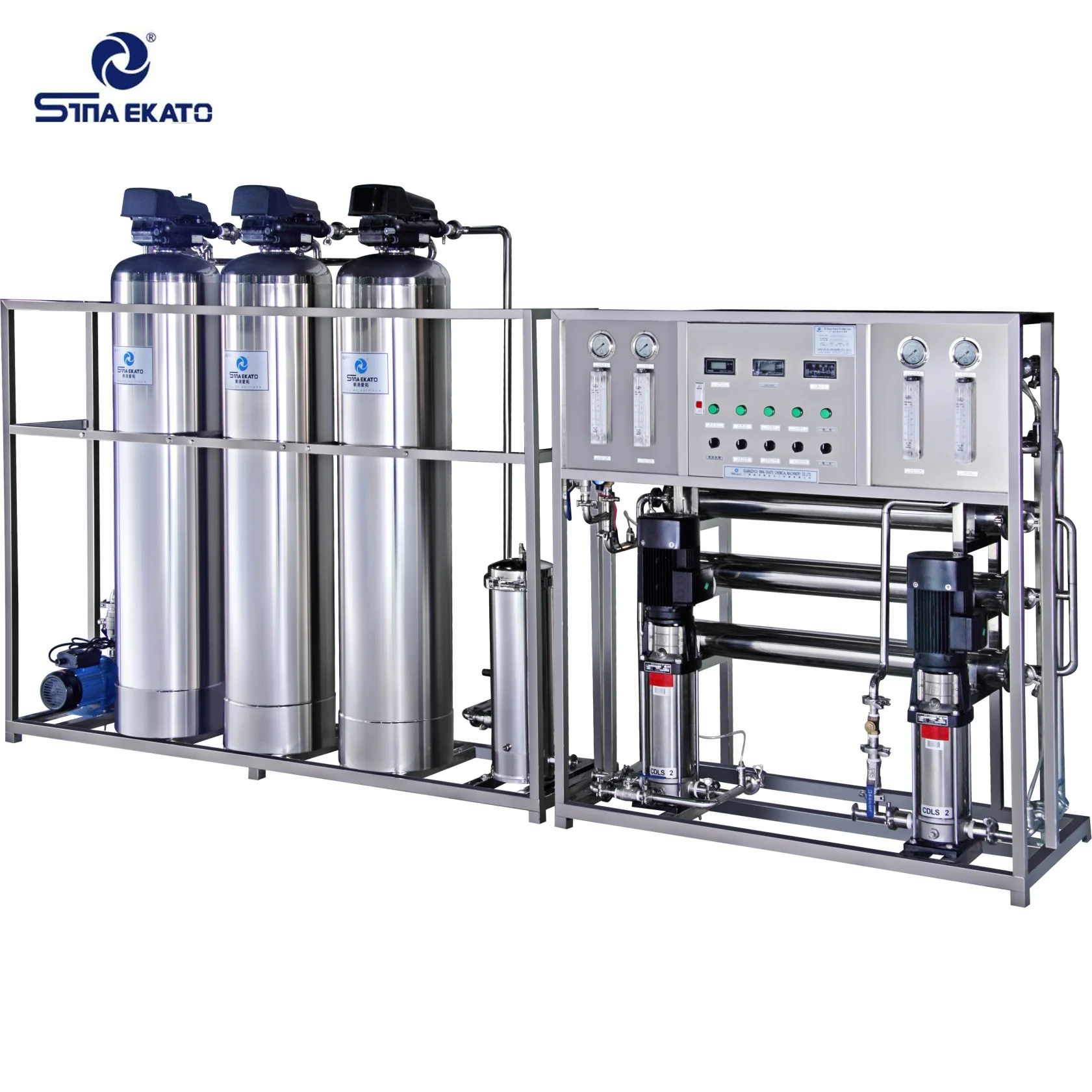 500L/H Water Making Plant Reverse Osmosis Water Treatment Water Filtration System for Cosmetics Pharmaceuticals Factory
