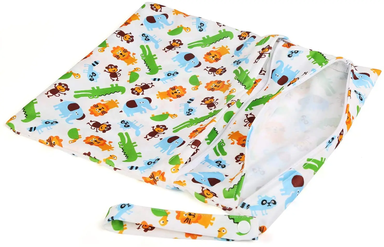  Asenappy Waterproof Diaper Wet Bags Double Zipper Travel Printed