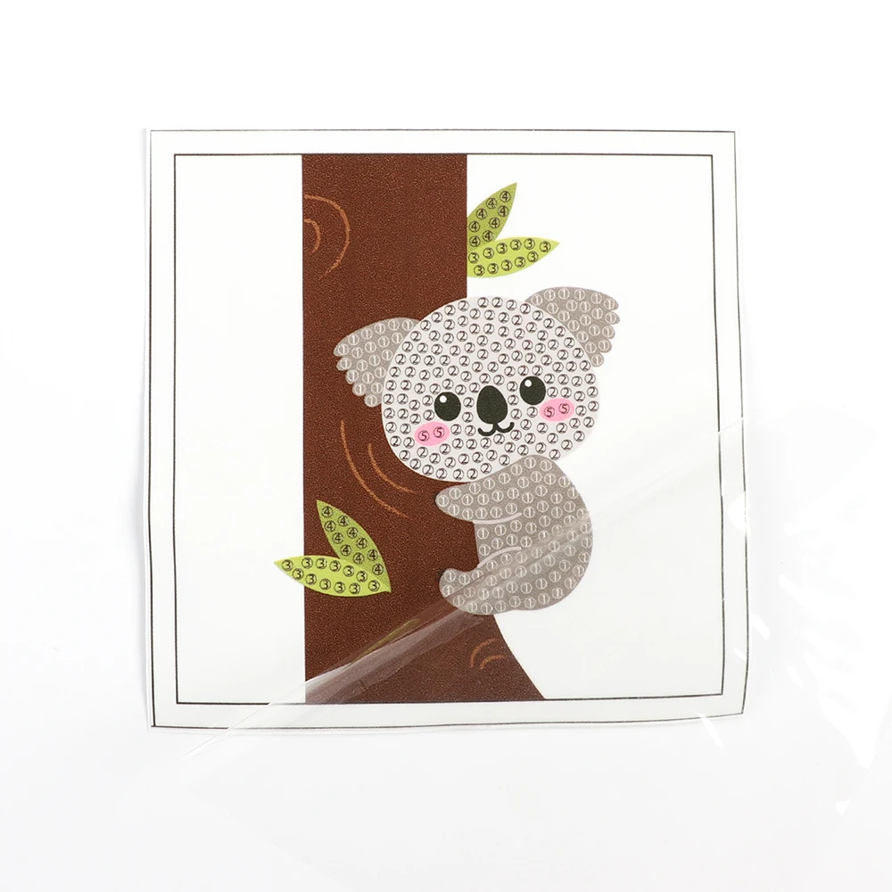 Koala Animal DIY Handmade DiamondPainting Stickers Kits Toy Sticker Bookmark Stay At Home Toys For Kids Girls Adults