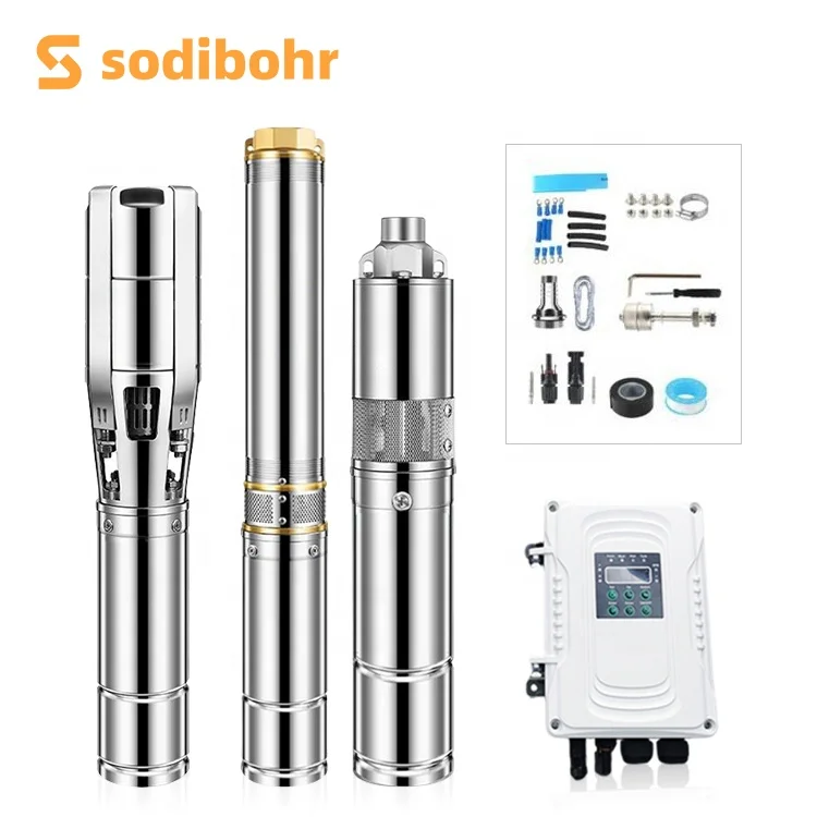 wholesaler factory price 2hp 4inch 6inch 12 volt submersible solar water pumps for agricultural irrigation