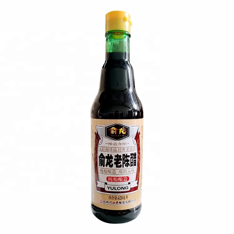 
High Quality Wholesale New Cooking Food Liquid Black Balsamic Mature Brew Aged Vinegar 420ml 