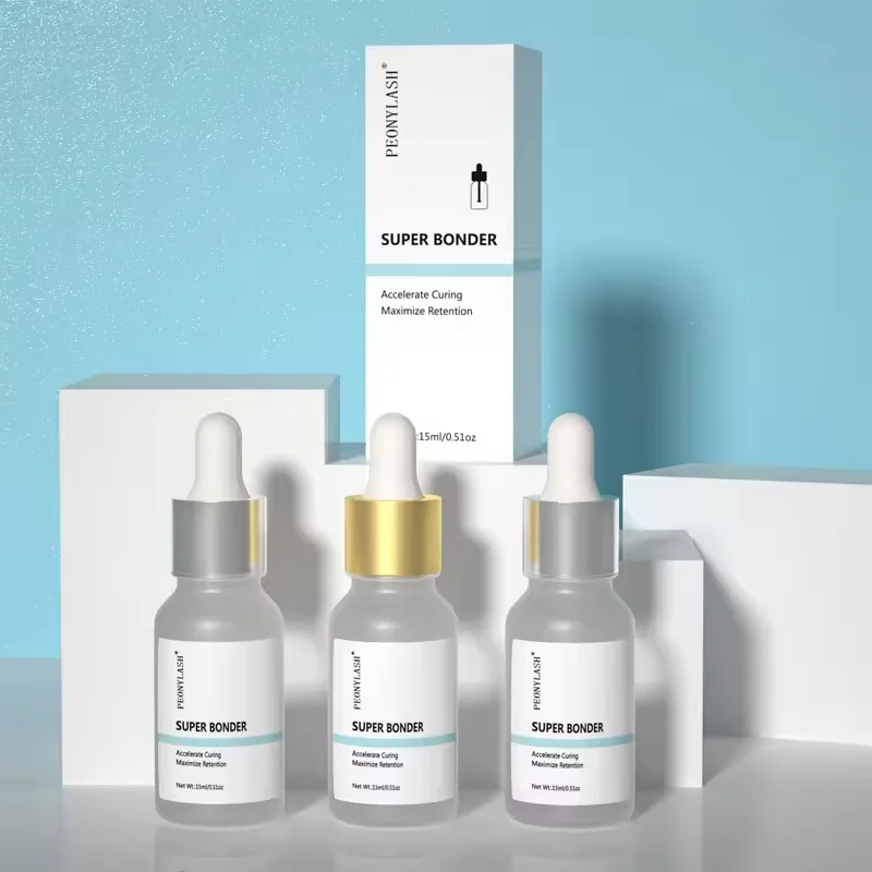 Korea Private Label 15Ml Gel Glue Accelerator Eyelash Extension Adhesive And Super Bonder Lash Bonder for Lash Extensions