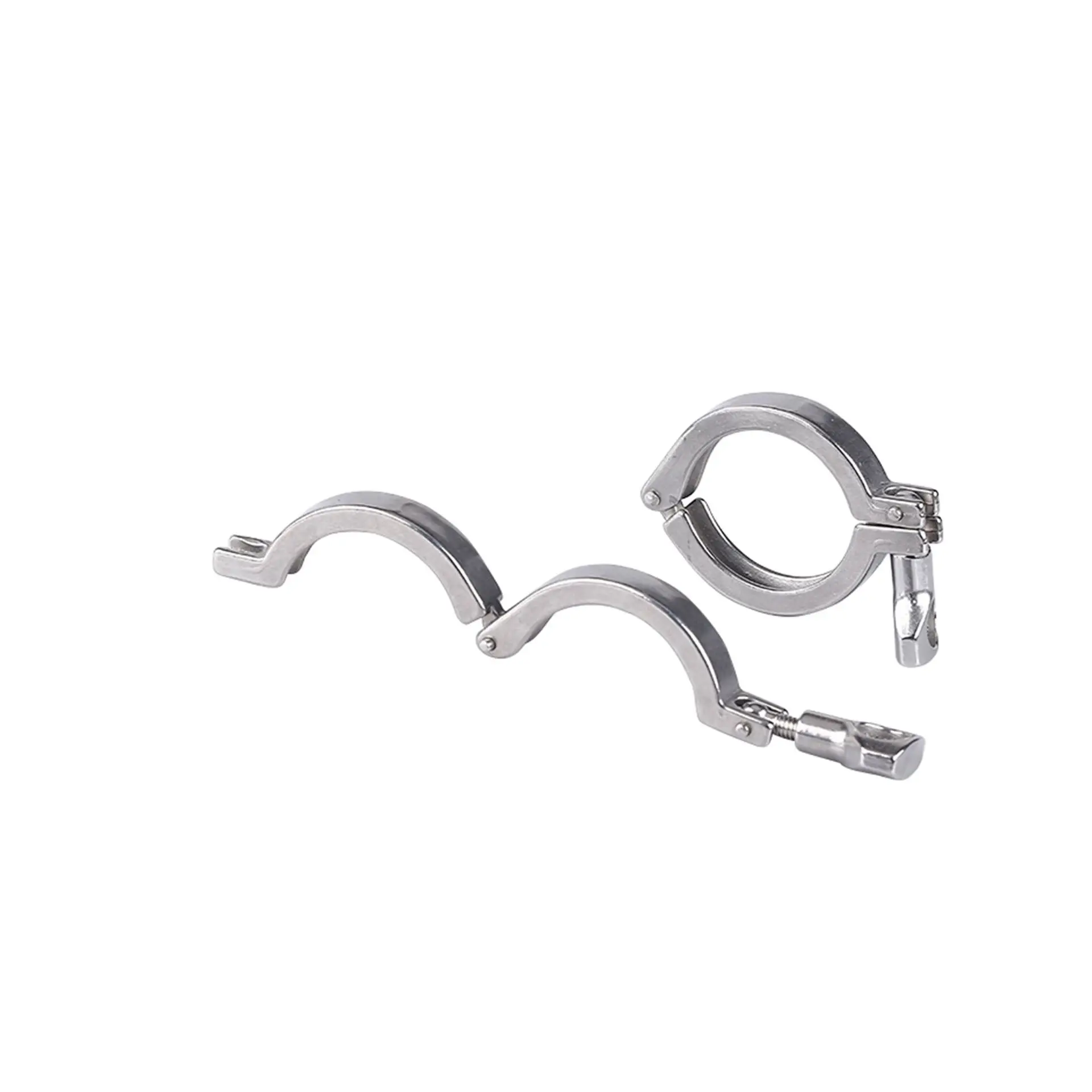 stainless steel triclover 13mhh pin hinged ss304 weld sanitary tri ferrule clamp manufacturers