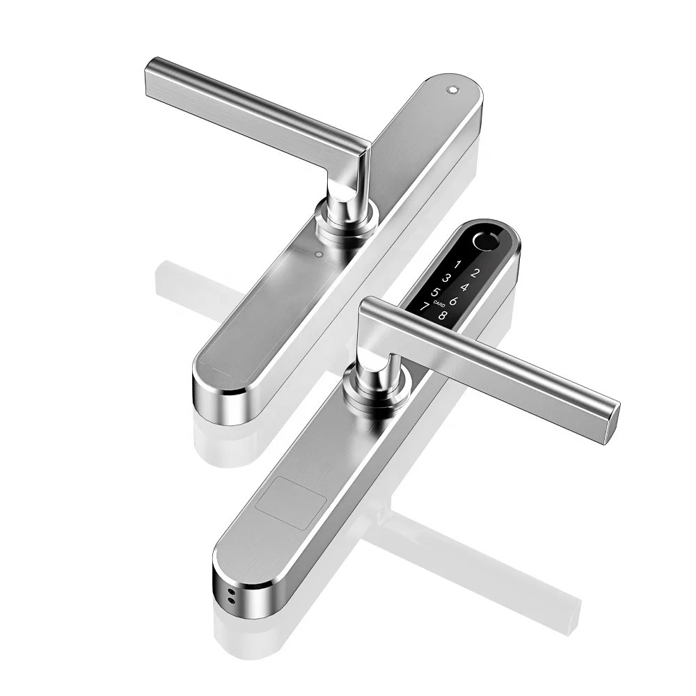 Waterproof WiFi TTLock APP Remote Unlock Smart Slide Door Digital Lock Code Fingerprint Electric Sliding Glass Wooden Door Lock