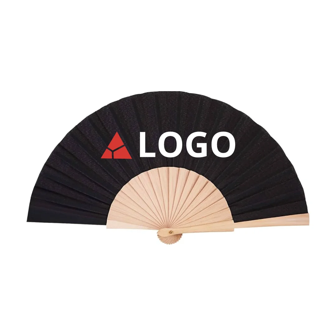 Personalized Hand Held Fans Wedding Fan Promotional Custom Printed Bamboo Paper Folding Hand Fan