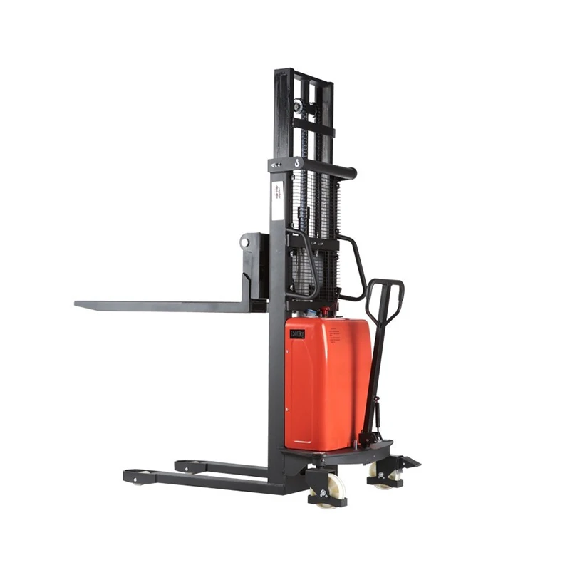 Portable electric forklift semi electric stacker battery electric warehouse stacker 2.5ton 3 ton