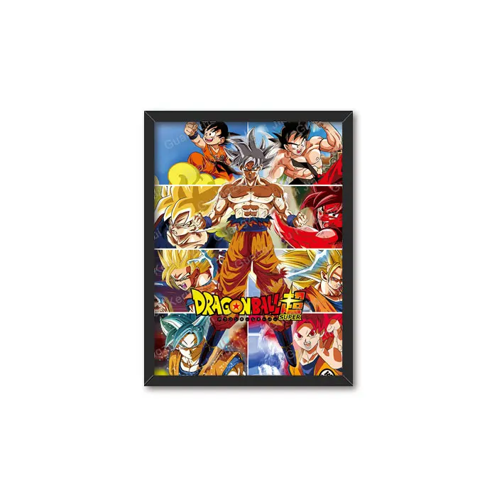 Оптом на заказ 3d эффект движущихся пластиковых картинок постер аниме dragon ball z линзовидный рамка