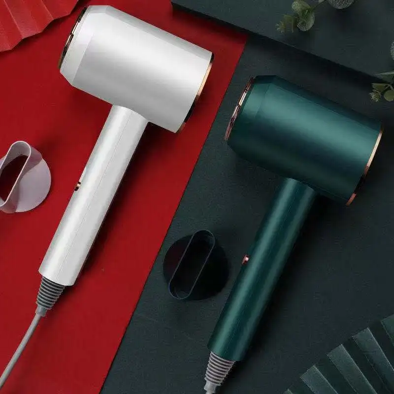 Blue light negative ion constant temperature household dormitory cold and hot air electric hair dryer hammer hair dryer silent