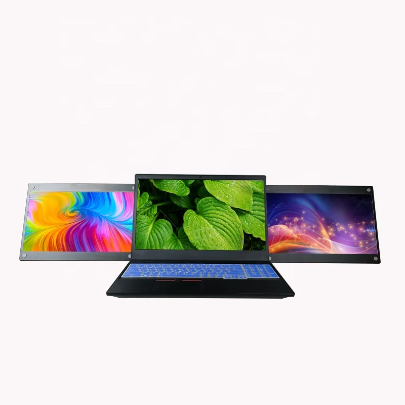 Новый портативный тройной монитор IPS 1920*1080p, тройной портативный монитор для расширителя экрана ноутбука