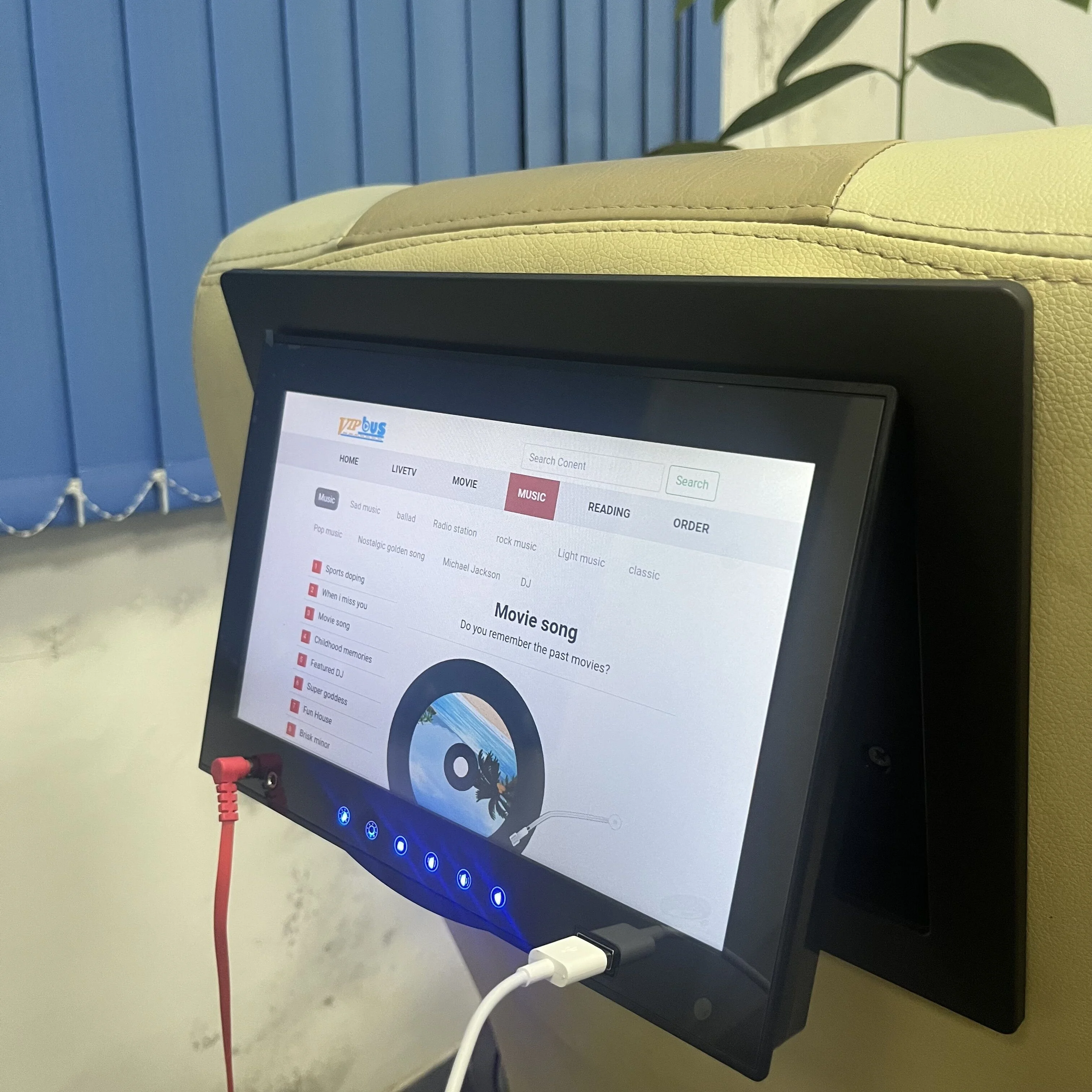 13 3 'Android-Автобус VIP-стул VOD и Wi-Fi сервер Android Заводская поставка