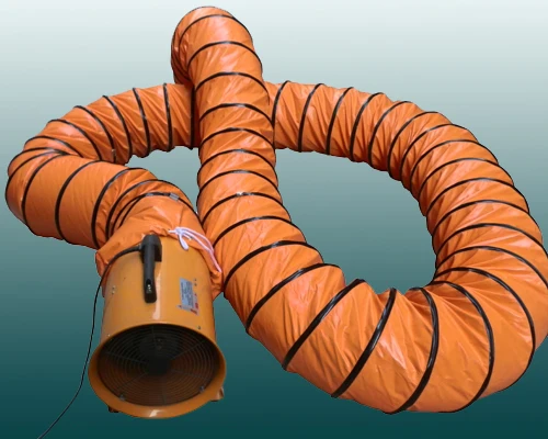 flexible canvas PVC ventilation air duct