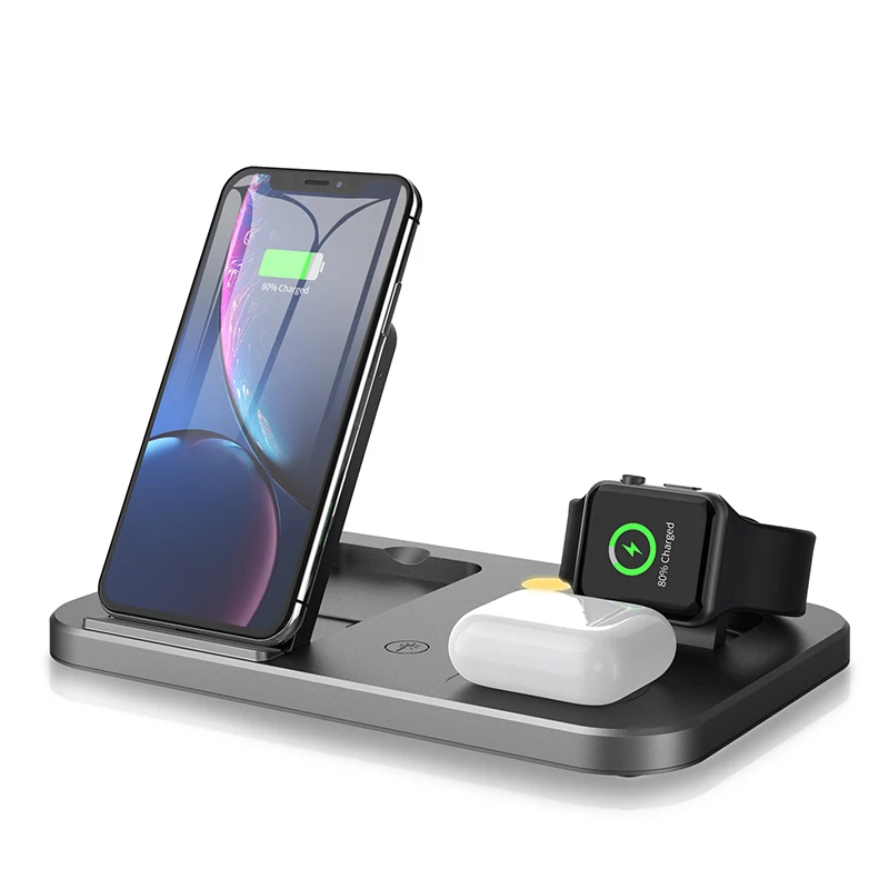  Шэньчжэнь oem милая Беспроводная зарядка 3 в 1 для iphone