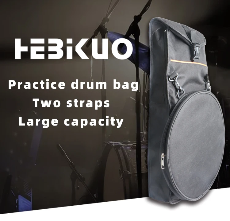HEBIKUO OEM Factory Custom high quality musical practice drum bag drum backpack
