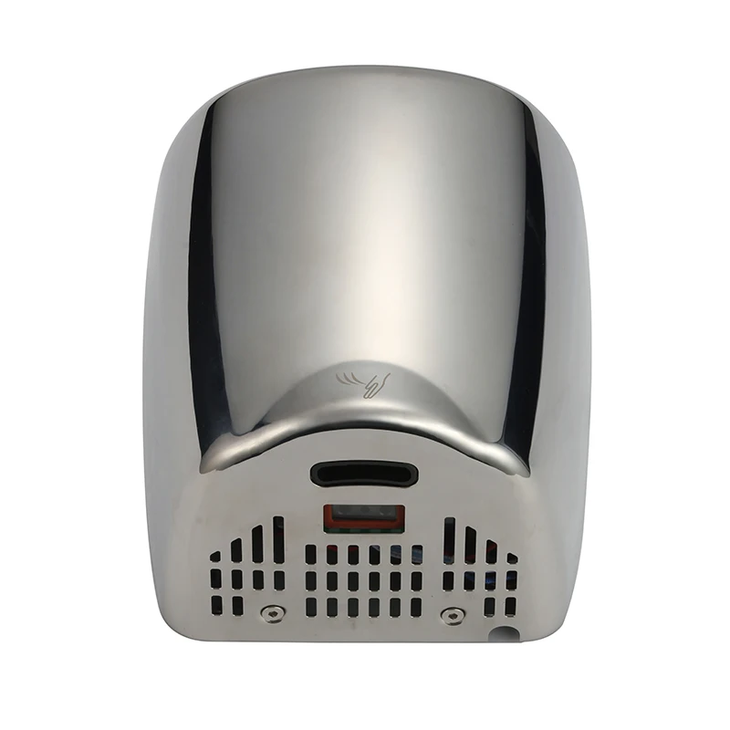 Kuaierte new compact small commercial prices electric ss stainless steel bathroom automatic sensor high speed hand air dryer