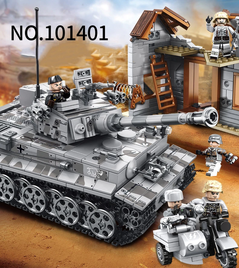 Steel empire - tank model toy building blocks high quality building blocks car toy wholesale
