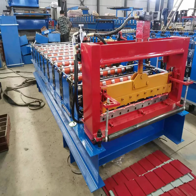 Metal tile roll forming machine roofing sheets rolling machine price