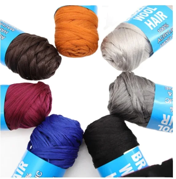 Acrylic bulk yarn wholesale 100% high bulk acrylic fancy yarn