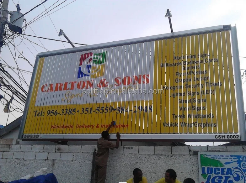 outdoor advertising trivision billboard rotating billboard