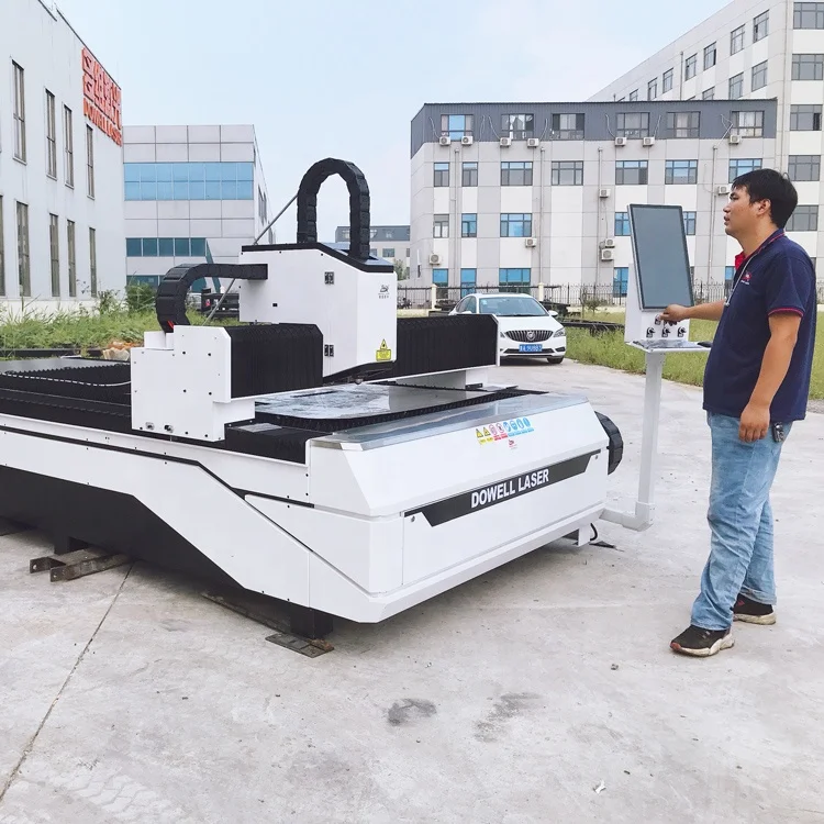 1.5kw Ultra Large platform fiber laser cutting machine cut metal plates automatic Open Type 3mm 5mm 20mm cutter panels for sale