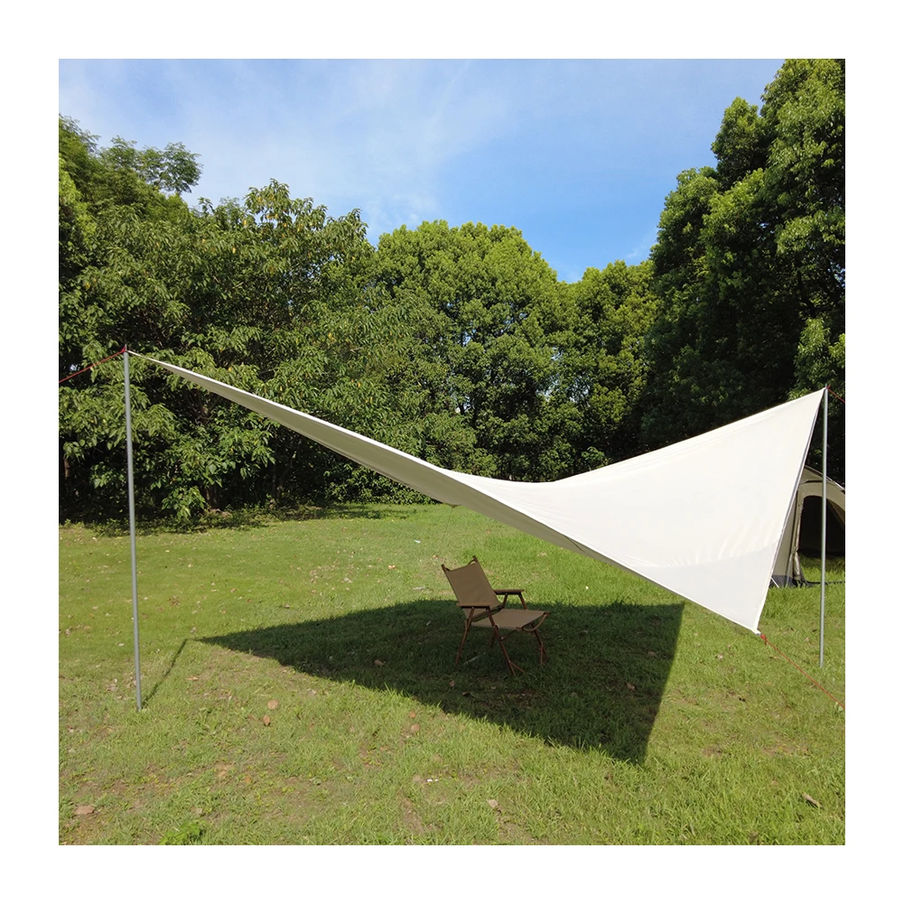 Rison High Quality Outdoor Waterproof Tarp Customized Pvc Tarpaulin, Beach Camping Heavy Duty Nylon Tarp Camping Tarp