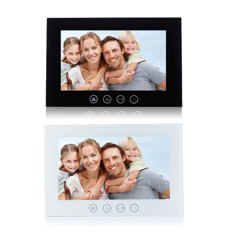 10' Video Door Phone Intercom System 8 Monitors+1 Doorbell Camera for 8 Apartment