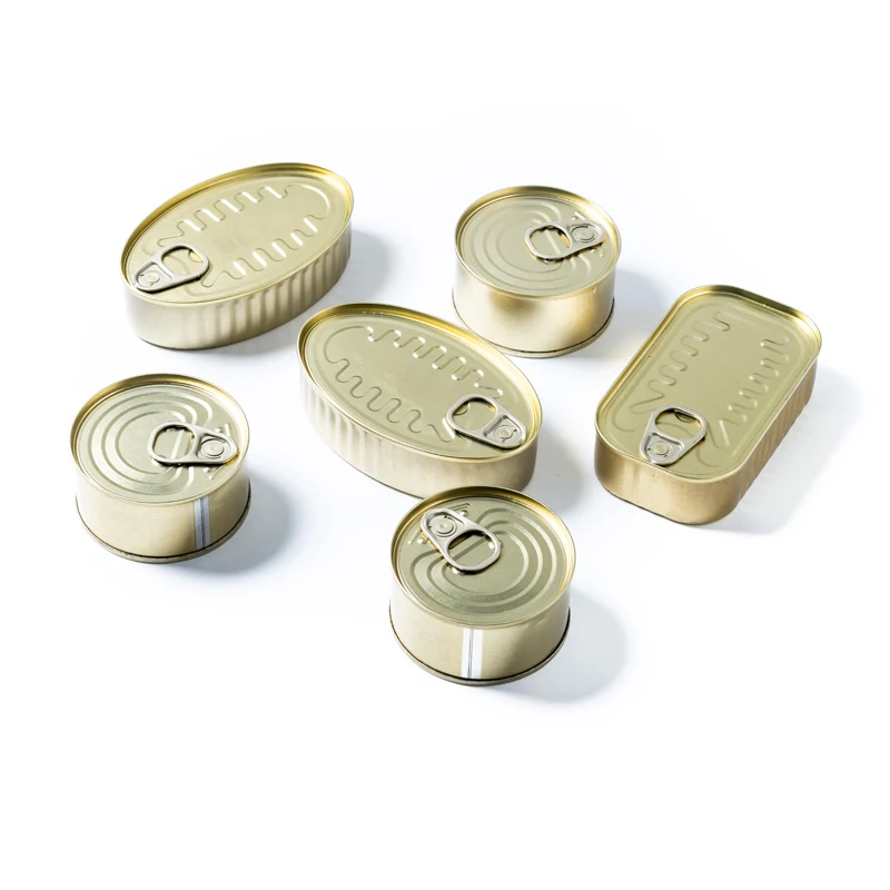 Wholesale Price Metal Cans  for Food Canning Tuna Sardine Packaging Food Grade Tin Can