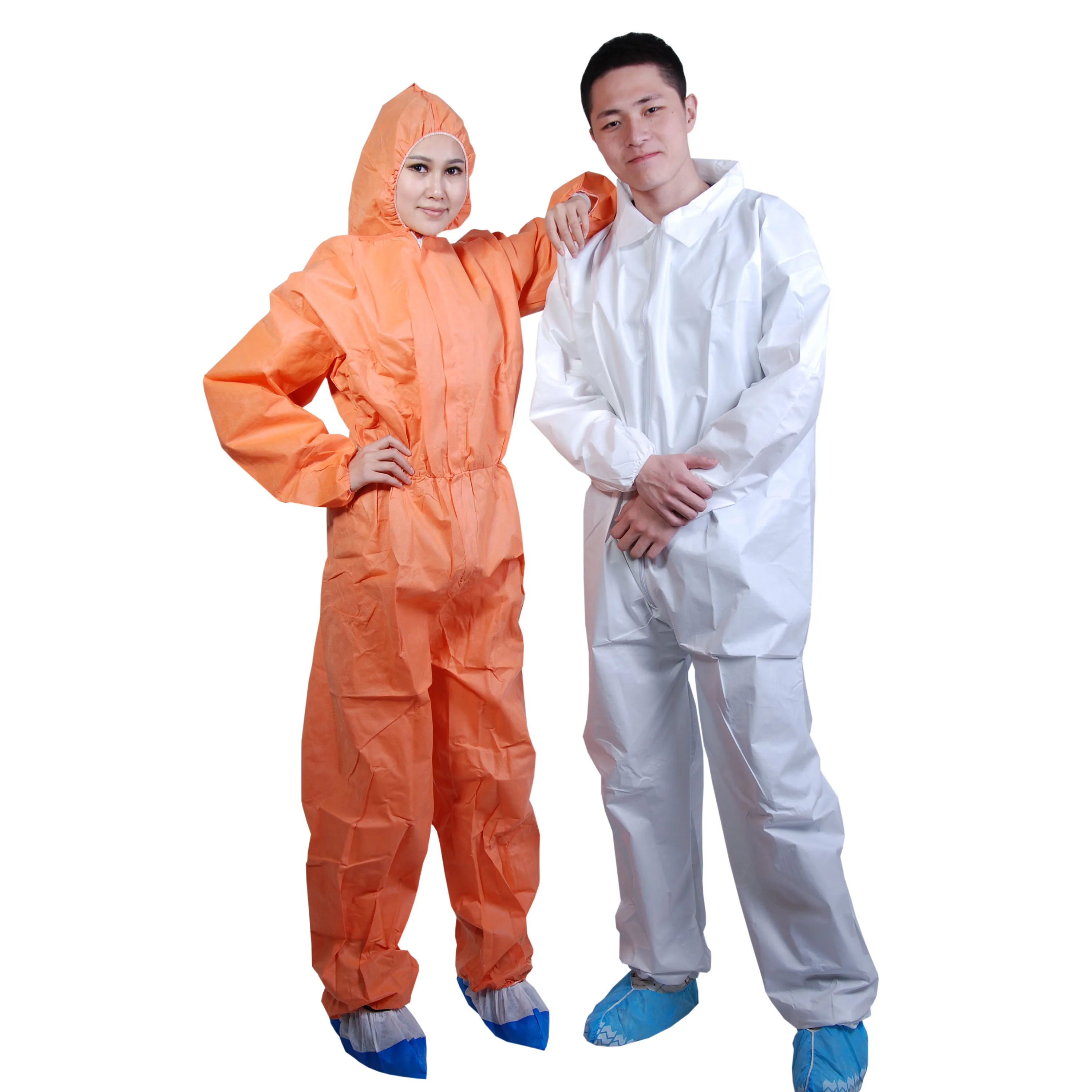 Protective Suit Disposable Waterproof Microporous Workwear Uniform Overall