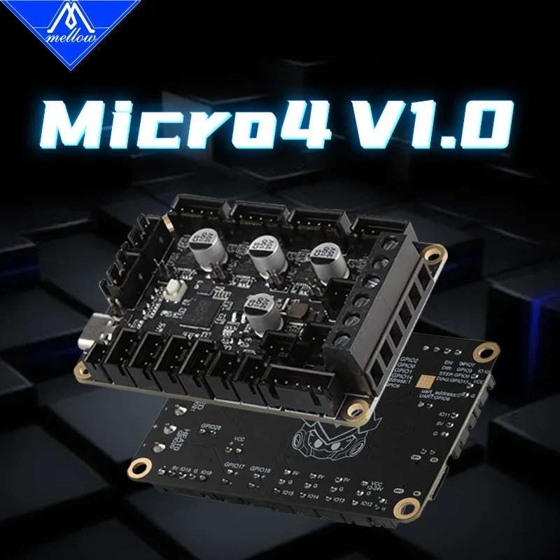 Mellow Fly Micro 4 V1.0 HV оси 32 бит Raspberry Pi RP2040 Klipper Voron V0.1 3D принтер запчасти плата