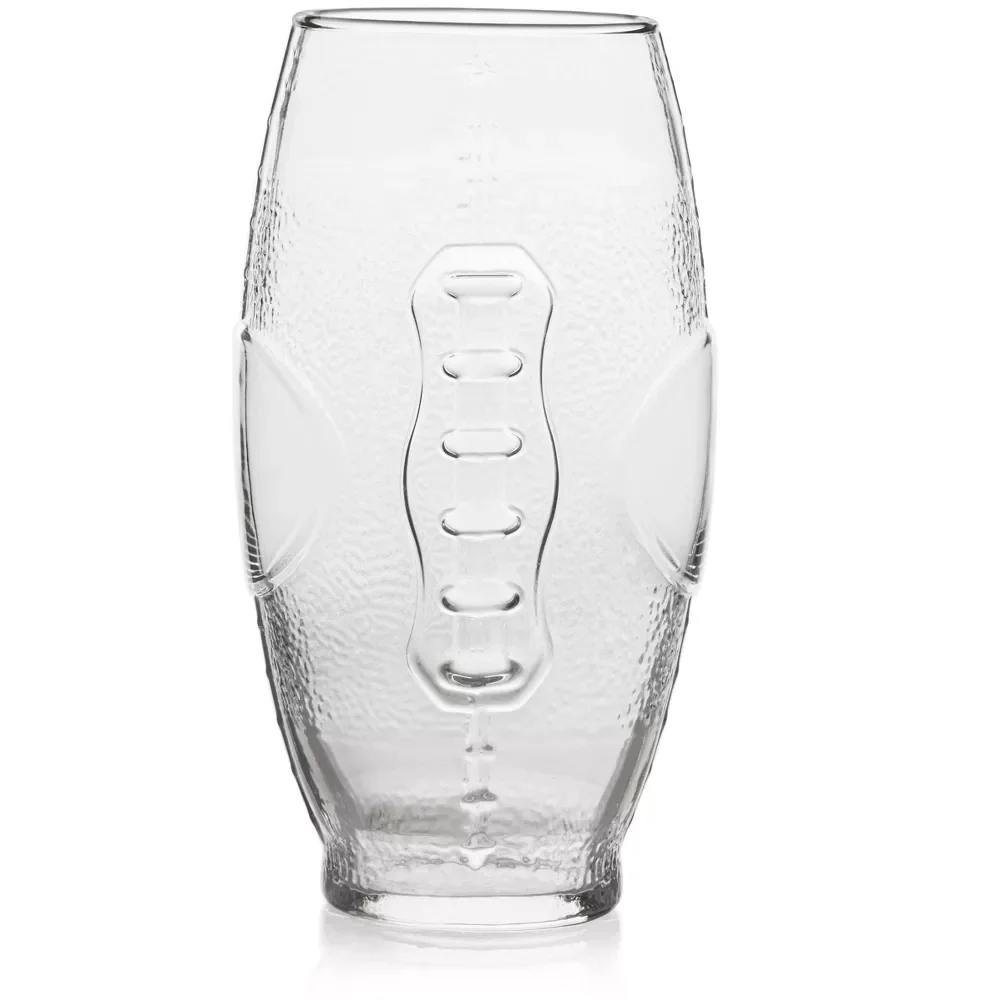 Gift Unique Design Creative rugby football shaped 16 oz Beer Glass Cup Glassware Glass soccer Mug Beer glass mug Cup