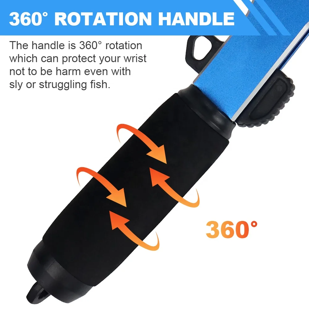 YUEYANG Aluminum Fish Grip Portable Fish Grip With Key Chain Heavy Duty Fish Grips Fishing Accessories Tools