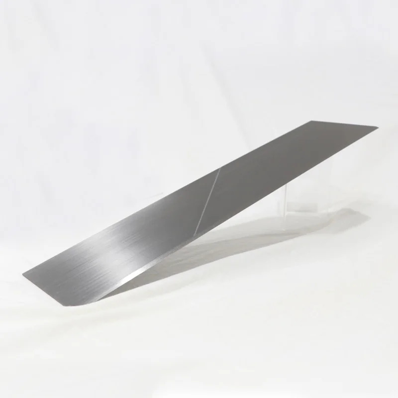 Passion OEM/ODM cuchilla del cortador tungsten carbide 420*100*1.5 mm tobacco cutting knife thin blade