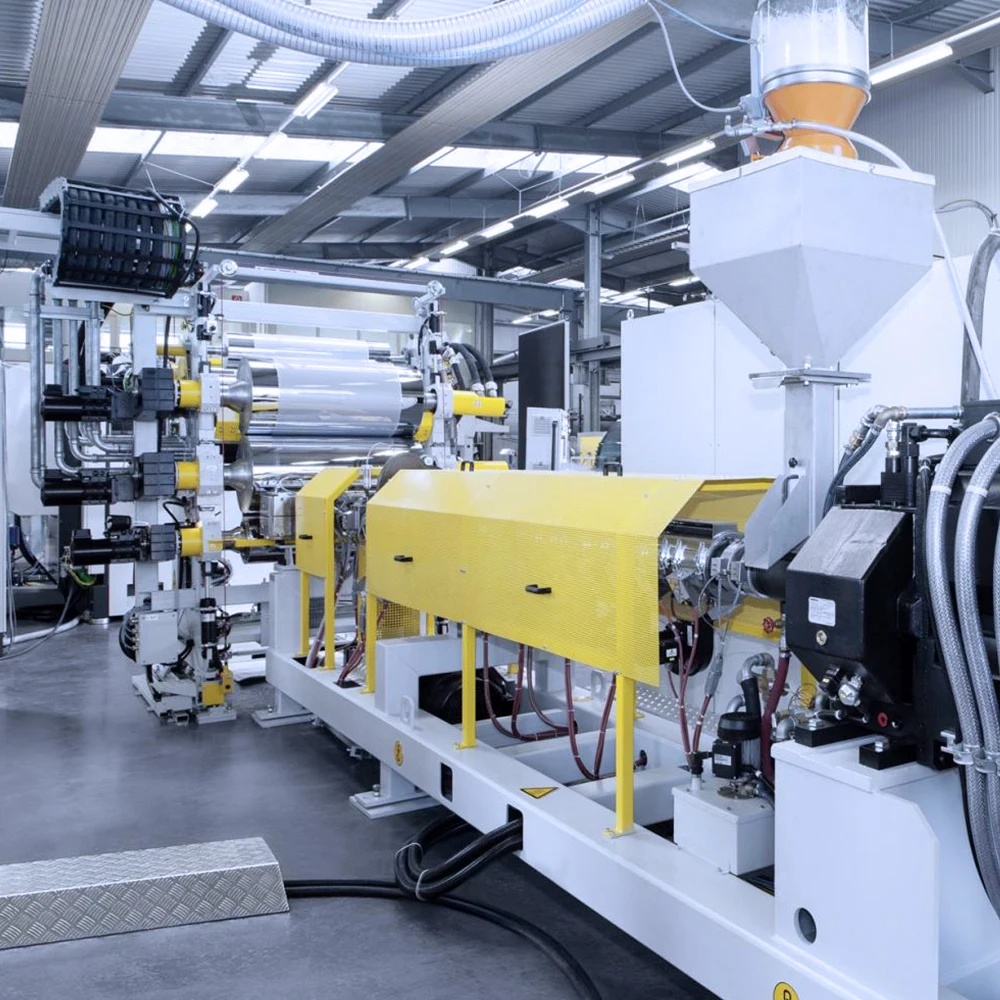 Double Screw PET/PLA/PP Plastic Sheet Extruder