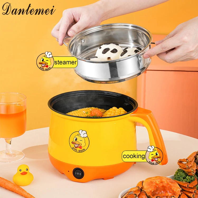 New Arrival Multi-functional Non Stick New Electric Kitchen Products Hot Pot With Steamer