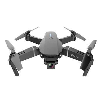 E88 4K DUAL Camera flying best drone, Foldable Flash light hovering fixed altitude wifi drone;Cheap Beginner RC Drone 10 Minutes