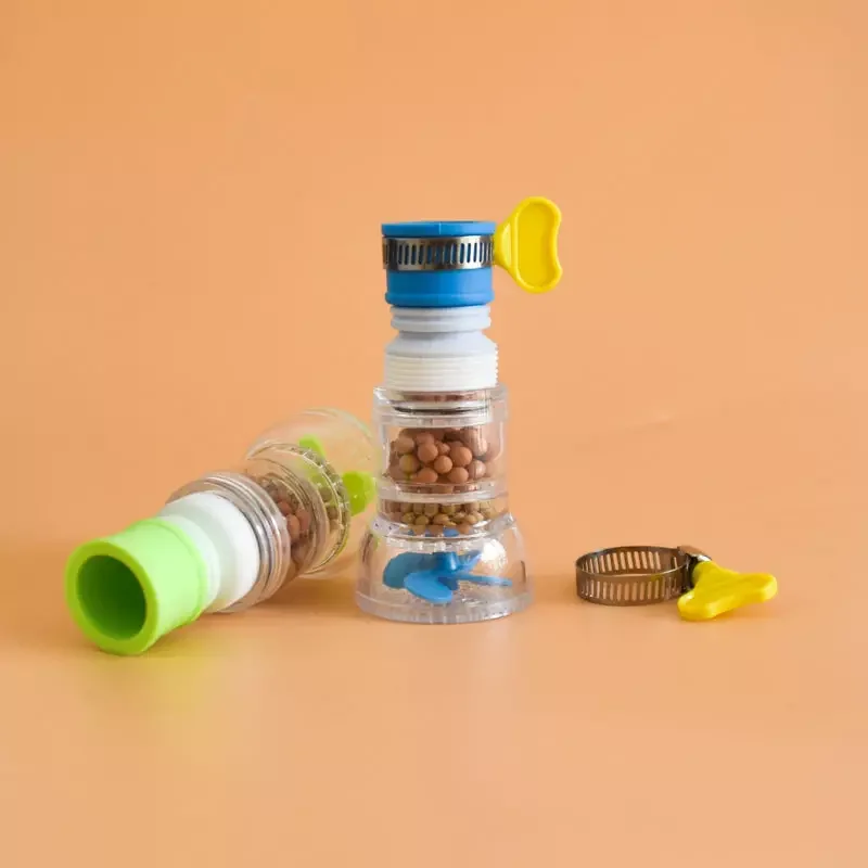 Domestic hot sale activated carbon hanging faucet water filter