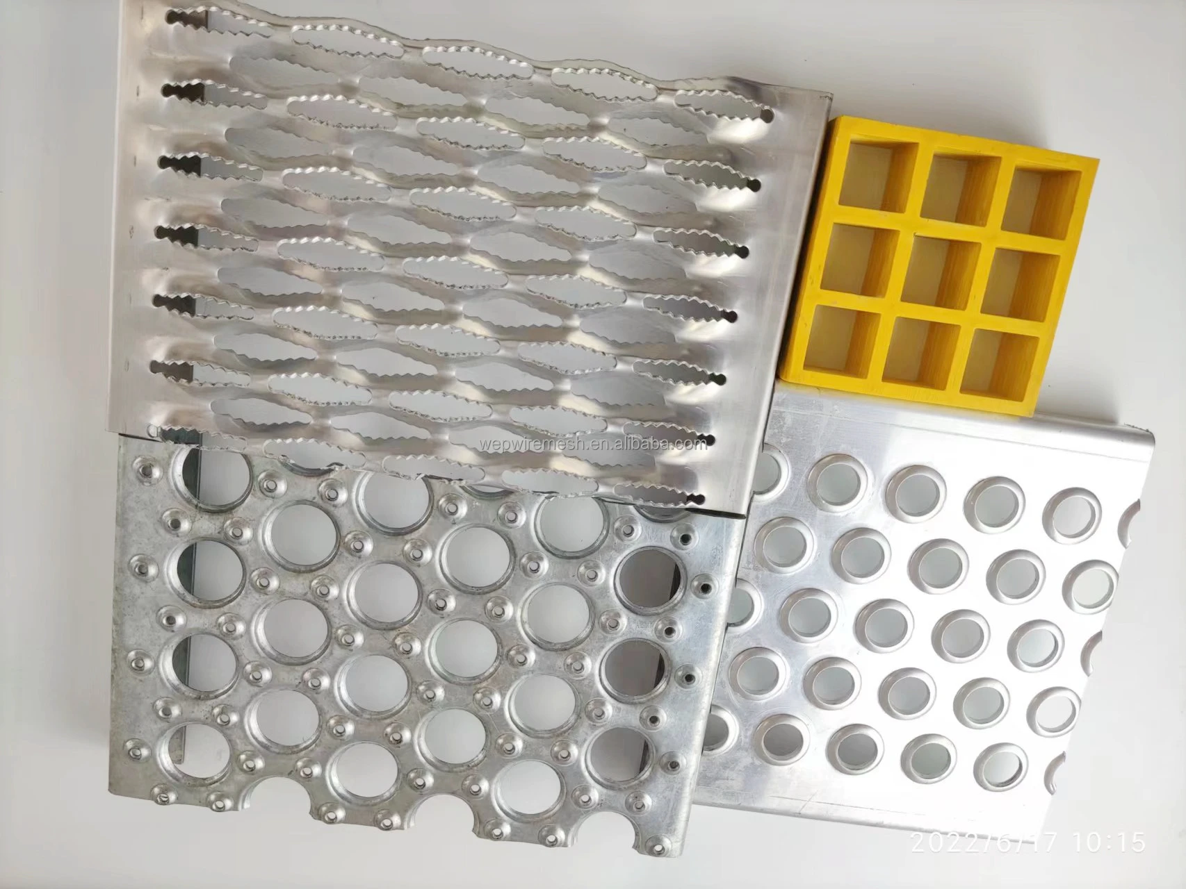 Perf-O Anti-slip Raised Aluminium Trailer Decking sheet  Safety Grating Walkway