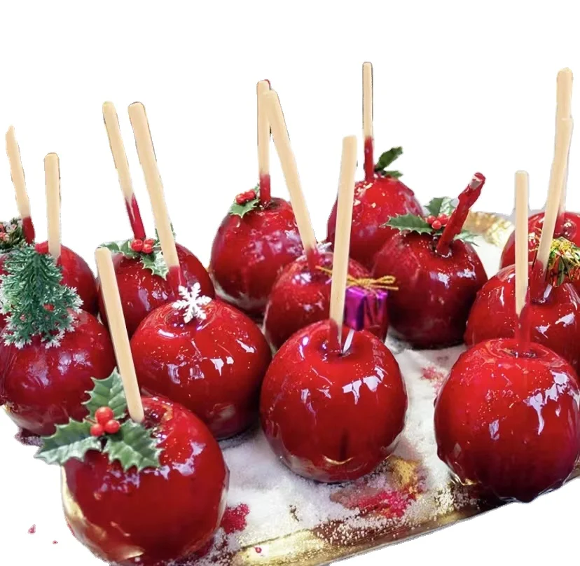 5 mm 6 mm Semi-Pointed Bamboo Candy Sticks 5.25 Inch Bamboo Skewers With Your Logo