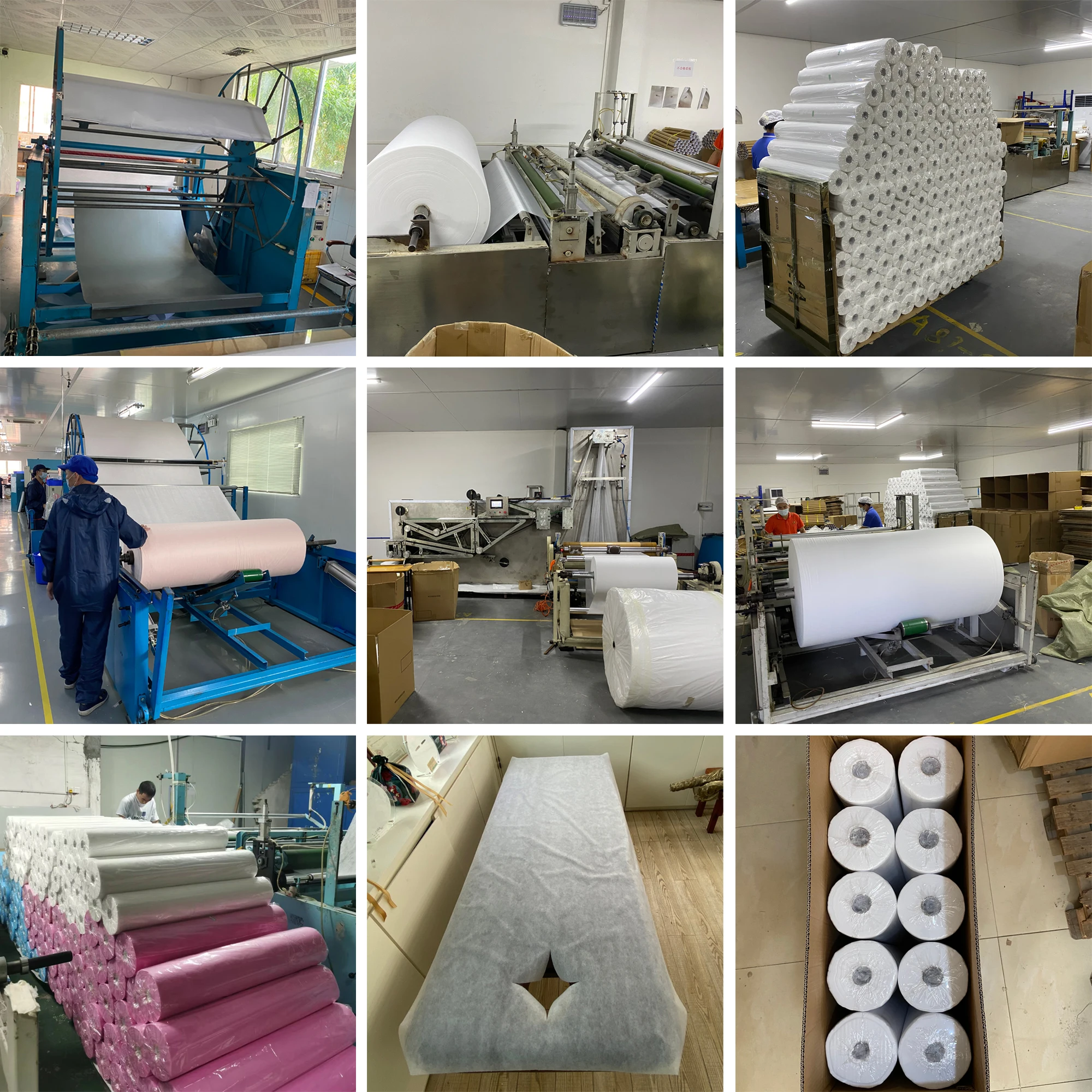 Non Woven Medical Paper Sheets Nonwoven Massage Table Disposable Sheets Hospital Examination Disposable Bed Sheet Roll