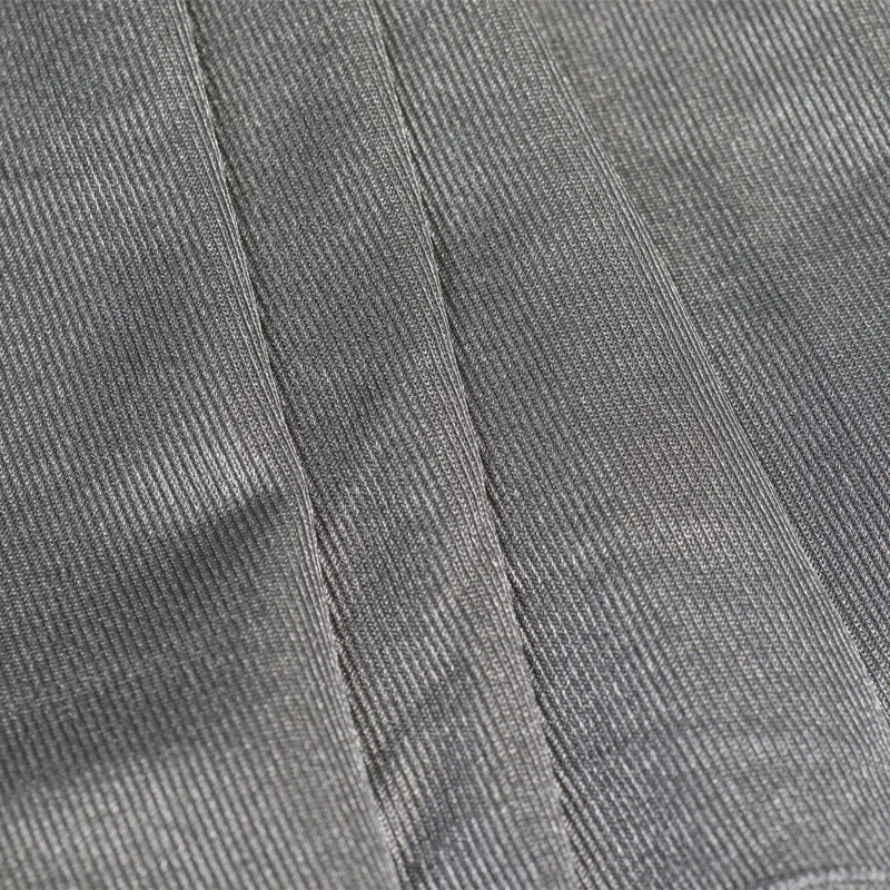 Antimicrobial 4-way stretch anti-radiation emf shield spandex silver coated conductive fabric for clothing