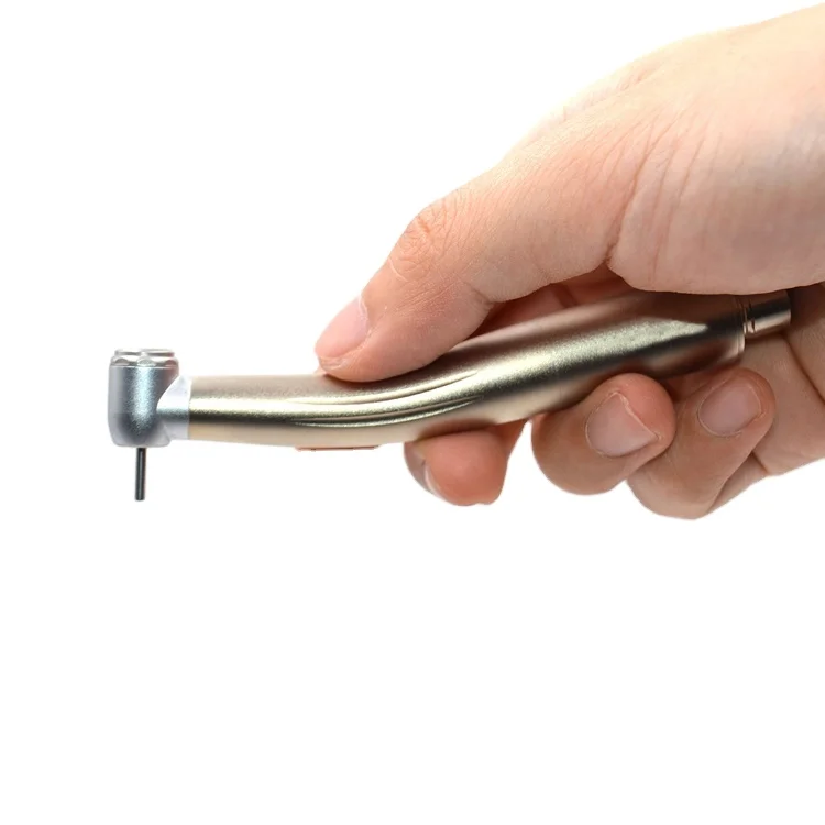 AliGan Dental Equipment high speed handpiece with triple water spray contra angle and  compatible N-S-K Pana Max TU Connection