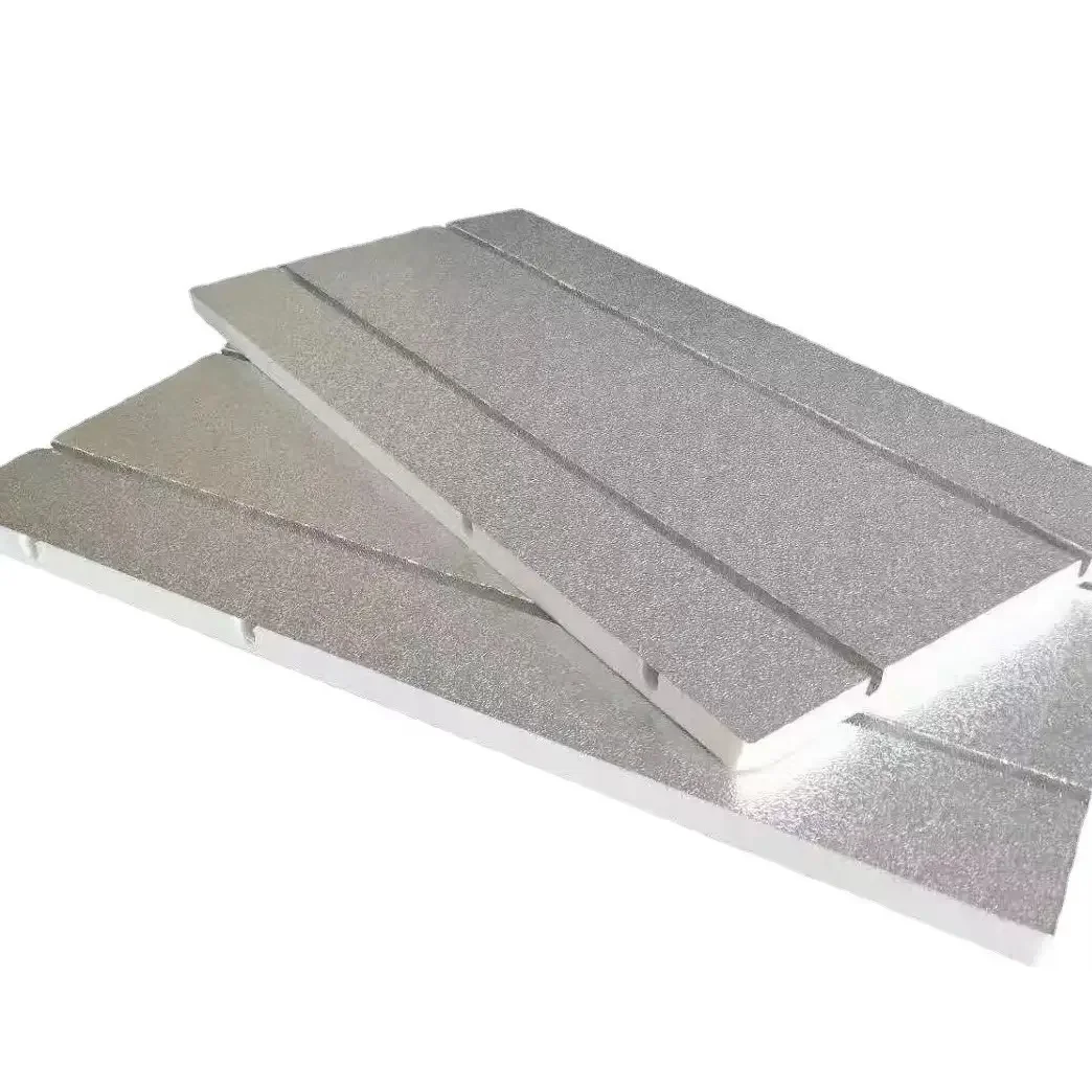 Hot Sale New Product Polystyrene Material Grooving Aluminum Thermo Underfloor Heating Panel Heating Floor Heating Board