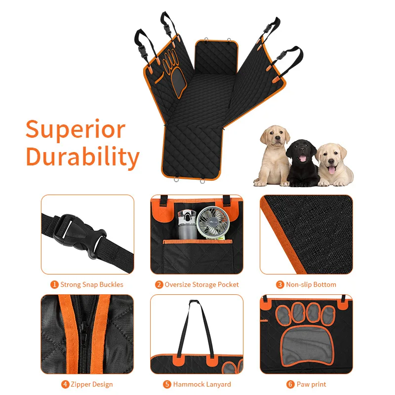 New Styles Factory Direct Sales Eco-friendly Pet Dog Car Seat Covers waterproof and stain-resistant Pet Mat For Car