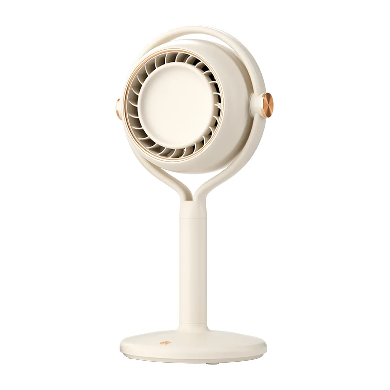 2024 new Rechargeable 2400mah lithium battery USB fan with Type-c for Desktop chair and floor or camping outdoor air cooling fan