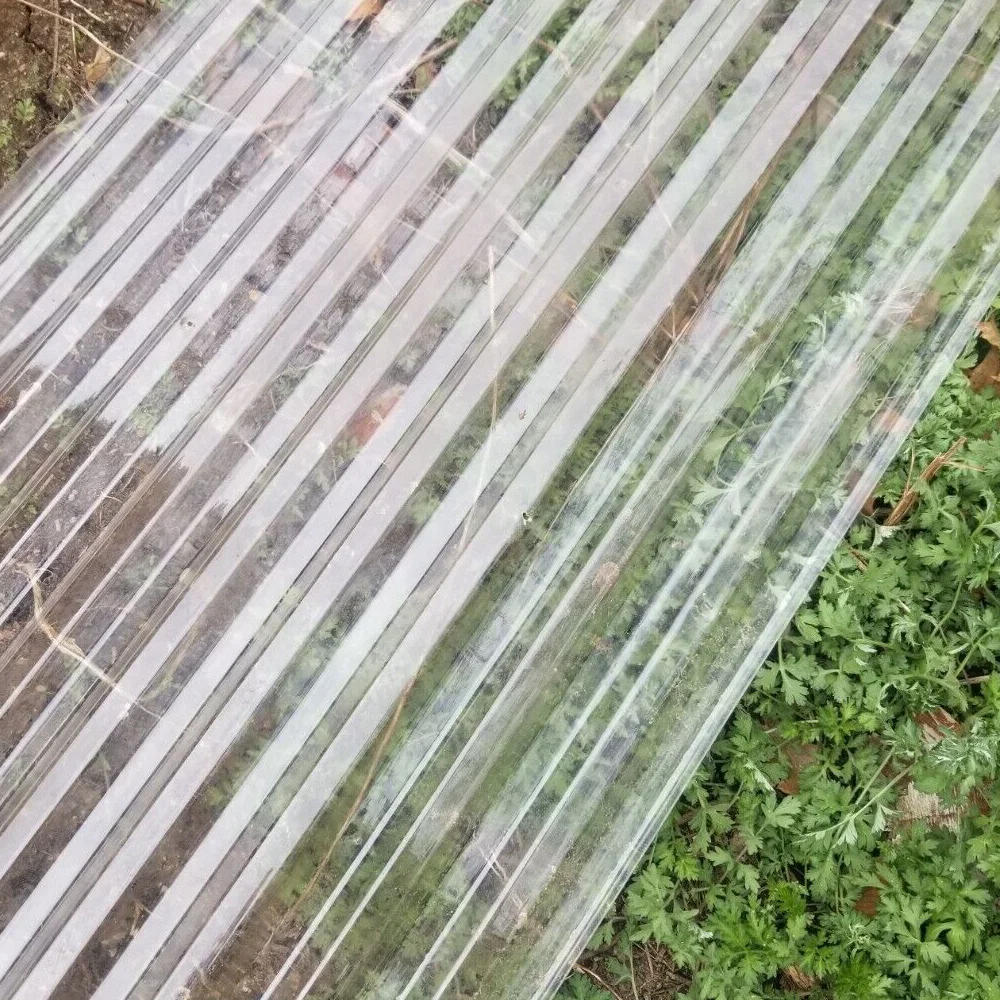 SINHAI 4 x 8 polycarbonate sheet uv corrugated hollow polycarbonate roof sheets 0.6mm-0.7mm-0.8mm-polycarbonate-sheet