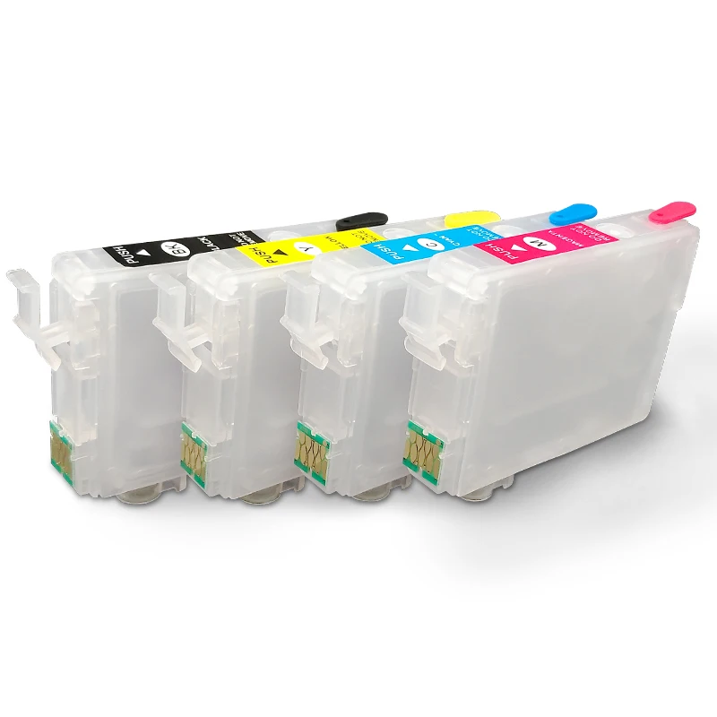 
Ocbestjet 4 Colors/Set T0731HN-T0734HN Refillable Ink Cartridge For Epson T40W TX219 TX200 TX20 TX400 TX410 TX510FN TX550W TX600 